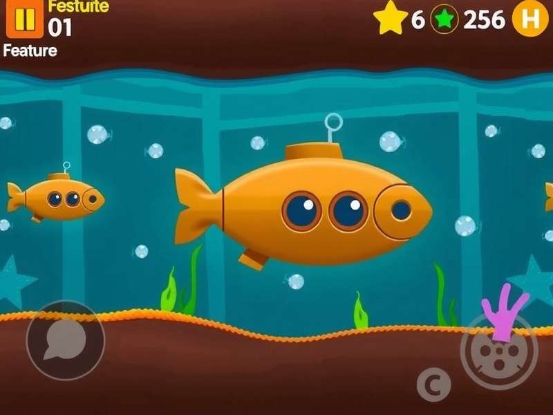 Explore the underwater world of Ponda Submarine Quest Ponda Submarine Quest Gameplay Screenshot